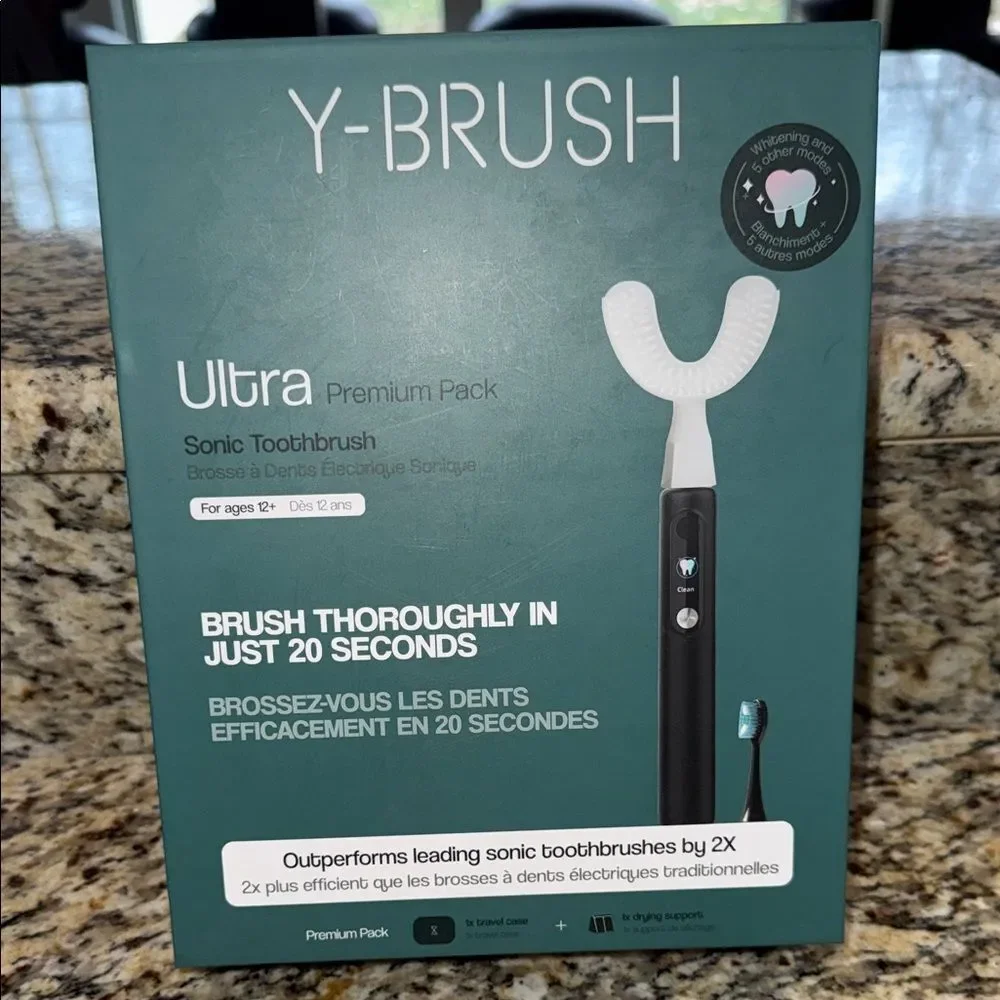 Black Sonic Toothbrush - Ultra Premium Pack